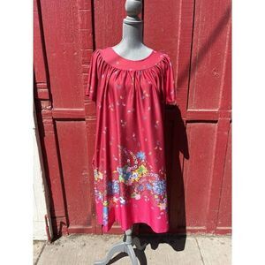 Stacy Stag of California Vintage Printed House Dress (read Description)